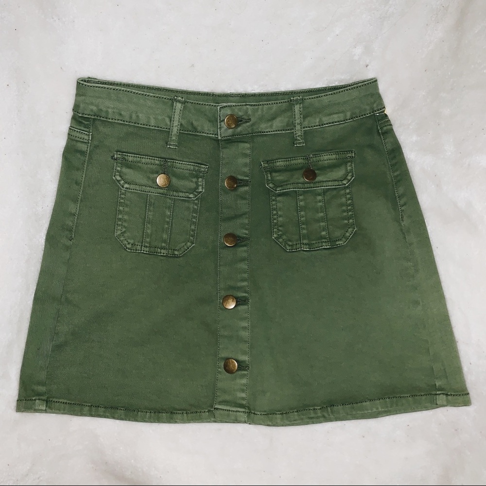 Altar’d State Army Green Skirt